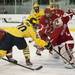 Michigan sophomore center Travis Lynch scores in the first period at Yost Ice Arena on Saturday. Michigan lost 4-3. Daniel Brenner I AnnArbor.com